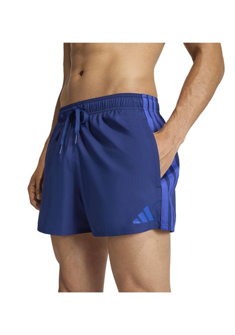 Adidas 3 Stripes BLD 3IN Swim Shorts Dark Blue Men ADIDAS SWIMWEAR | Swimwear | KA4908-